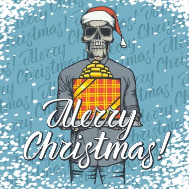 Noel hediye ile kafatası