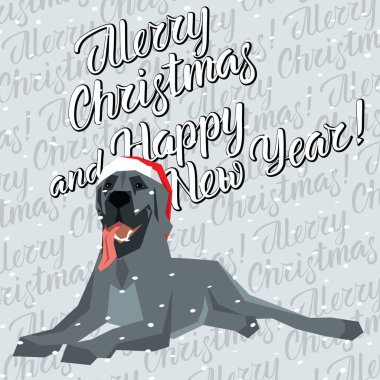  Noel Noel Baba şapkası köpek