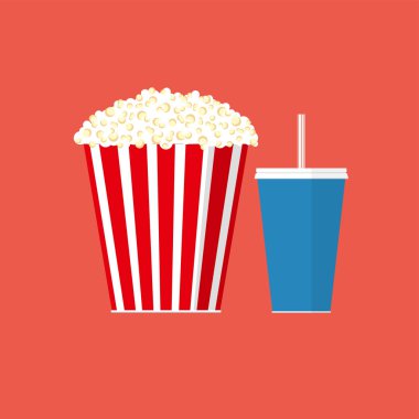 Sinema kavramı. Soda ile patlamış mısır 