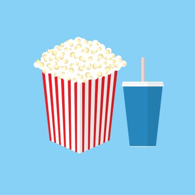 Sinema kavramı. Soda ile patlamış mısır 