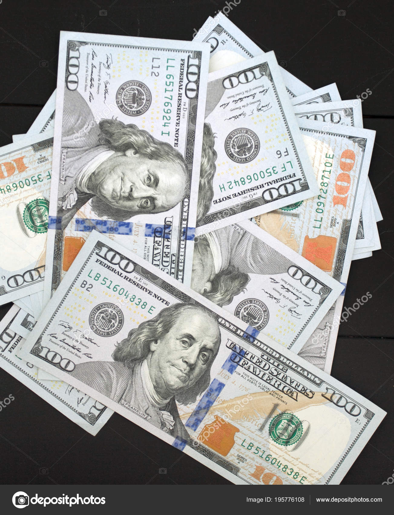 Dollars Money Black Background Heap Money Stock Editorial Photo C Leedsn