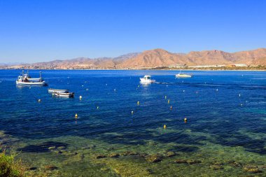 İspanya 'daki manzara Costa Calida, Cartagena, Murcia