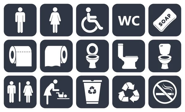 tuvalet Icons set