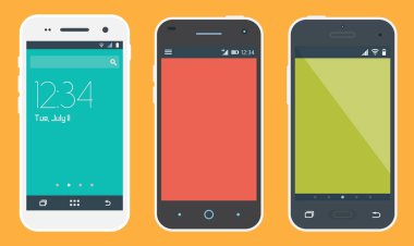 Smartphone düz tasarlamak
