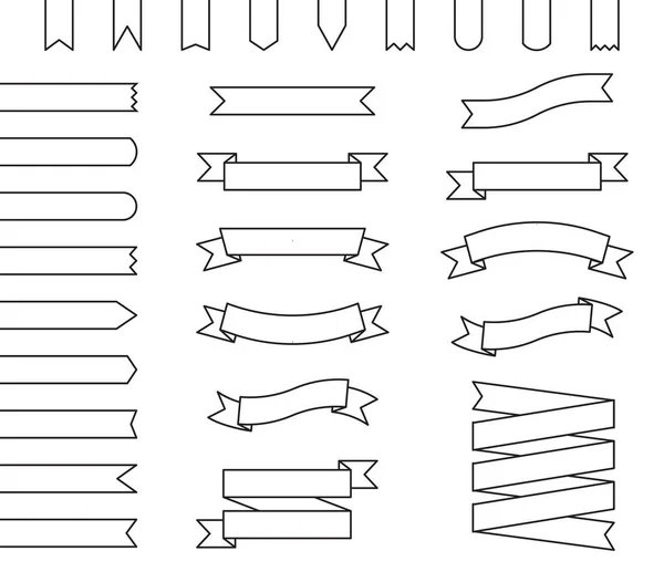 Design conjunto de fitas —  Vetores de Stock