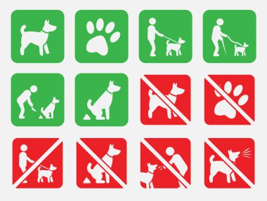 hiçbir köpek ve köpek işaretleri yok kirlenme, izin