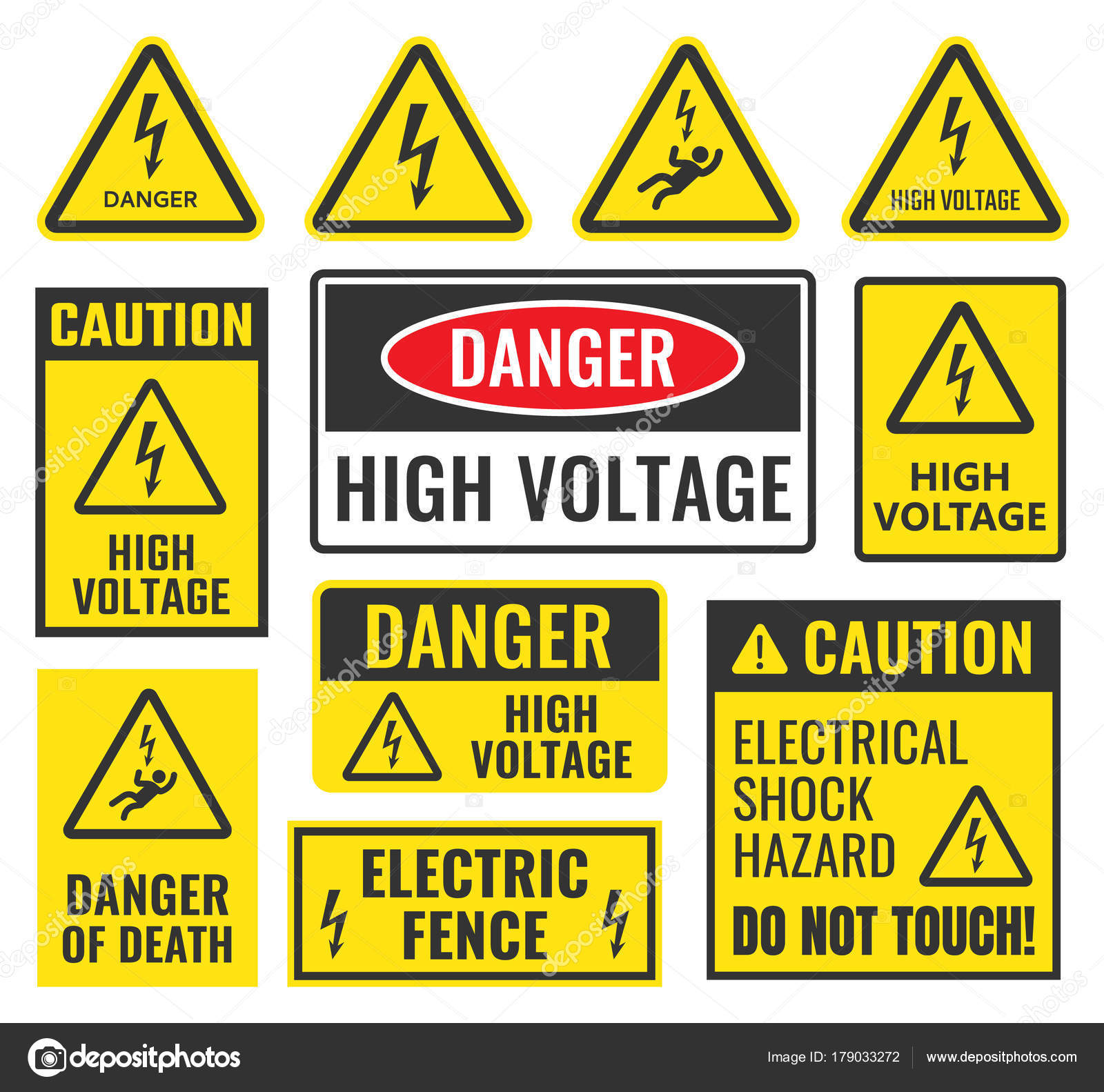 Danger High Voltage Testing