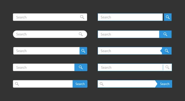 Modelo de barra de pesquisa —  Vetores de Stock