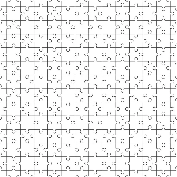 Jigsaw Puzzle template 24 pieces vector. Stock Vector by ©hi6un 24865479