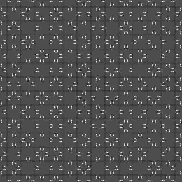 Jigsaw Puzzle nahtlose Muster — Stockvektor