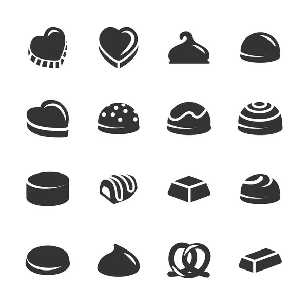 Ensemble d'icônes chocolat 2, vecteur eps10 — Image vectorielle