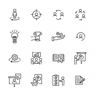 4, vektör eps10 iş iş Icon set