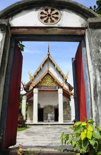 Buddhistický chrám, buddhistický klášter v chrámu v Thajsku — Stock fotografie