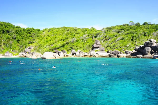 Similan Adaları beach Güney Tayland.