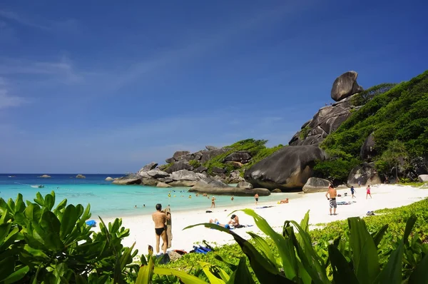 Similan Islands Phang Nga Thailand Dec 2009Rock Sail Similan Islands — Stock Photo, Image