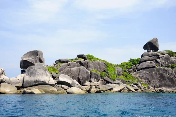 Islas Similanas Phang Nga Tailandia Dic 2009Rock Sail Similan Islands —  Fotos de Stock