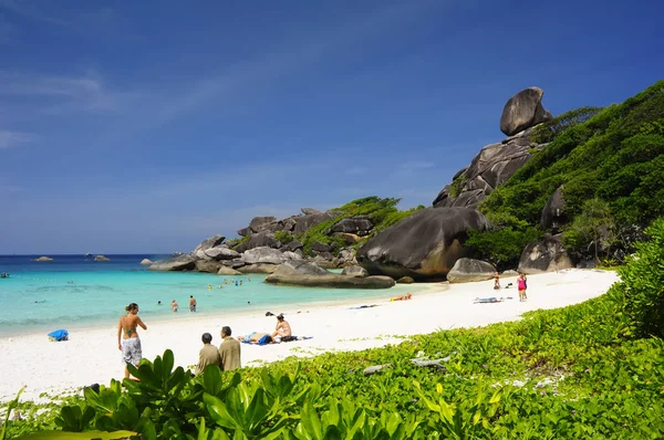 Similan Islands Phang Nga Thailand 2009 Schaukeln Wie Ein Segel — Stockfoto