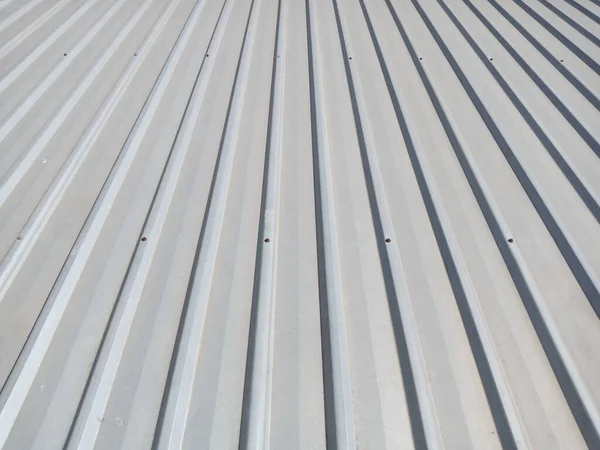 Photograph Grey Metal Sheet Part Roof — Stock Photo, Image