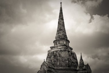 Eski bir pagoda antik tapınak Tayland