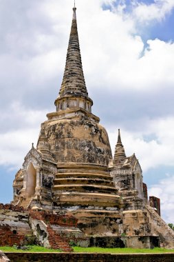Eski bir pagoda antik tapınak Tayland