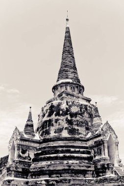 Eski bir pagoda antik tapınak Tayland