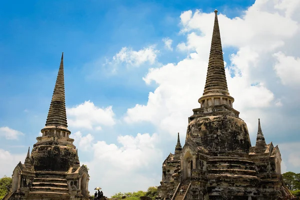 Stará Pagoda Starověkého Chrámu Thajsku — Stock fotografie