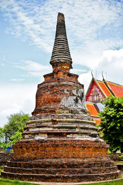 Eine Alte Pagode Antiken Tempel Thailand — Stockfoto