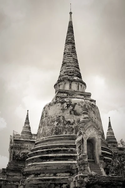 Stará Pagoda Starověkého Chrámu Thajsku — Stock fotografie