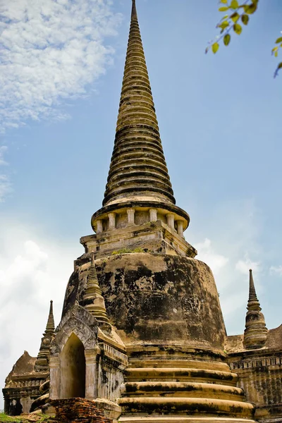 Stará Pagoda Starověkého Chrámu Thajsku — Stock fotografie