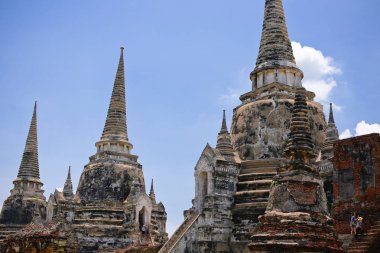 Eski bir pagoda antik tapınak Tayland