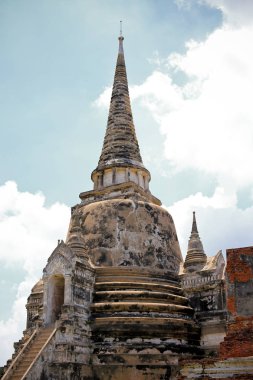 Eski bir pagoda antik tapınak Tayland