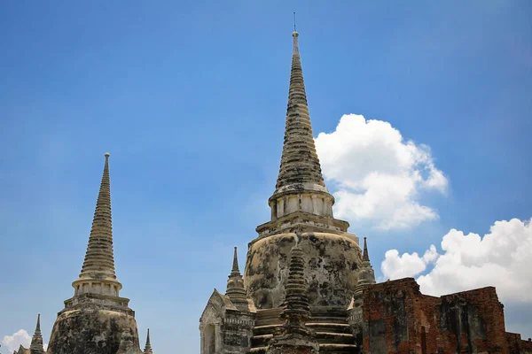 Stará Pagoda Starověkého Chrámu Thajsku — Stock fotografie