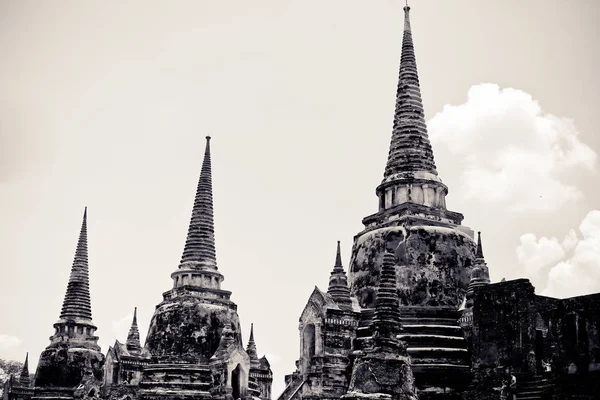 Eine Alte Pagode Antiken Tempel Thailand — Stockfoto