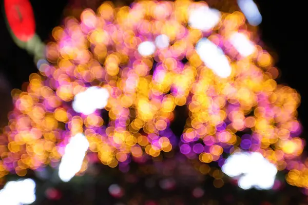 Sfondo Luci Astratte Sfocate Bokeh Luci — Foto Stock