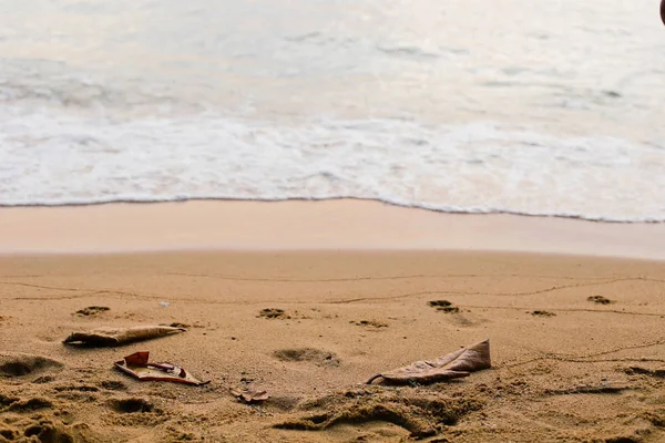 Красивый Песок Белый Песок Южного Моря Таиланде — стоковое фото