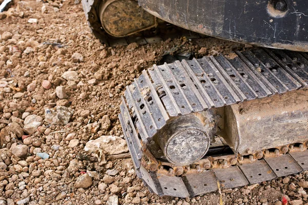 Digger Traktor Rakodógép Kotró Építőipari — Stock Fotó