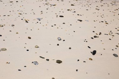 Deniz plaj kum doku ve arka plan için yakın çekim