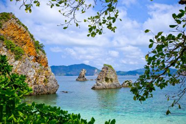 Bir bakış köpekbalığı yüzgeci Bay, Lord Cennet Adası, Lord Loughborough Adası, Myanmar