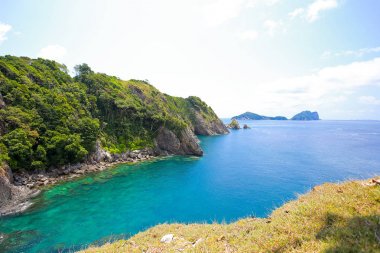 Bir bakış köpekbalığı yüzgeci Bay, Lord Cennet Adası, Lord Loughborough Adası, Myanmar