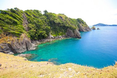 Bir bakış köpekbalığı yüzgeci Bay, Lord Cennet Adası, Lord Loughborough Adası, Myanmar