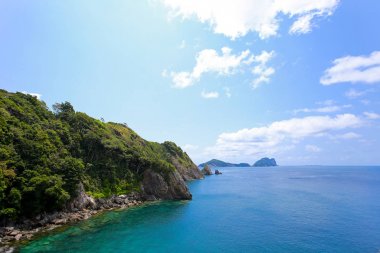 Bir bakış köpekbalığı yüzgeci Bay, Lord Cennet Adası, Lord Loughborough Adası, Myanmar