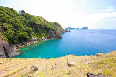 Bir bakış köpekbalığı yüzgeci Bay, Lord Cennet Adası, Lord Loughborough Adası, Myanmar