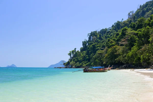 Остров Лорд Лафболо Белым Песчаным Пляжем Островом Морского Дракона Мьянма — стоковое фото