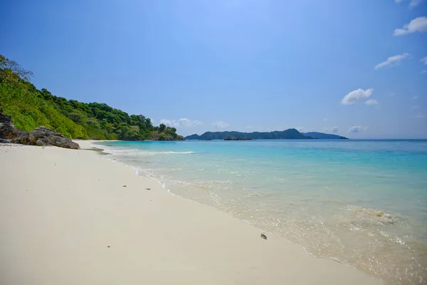 Lord Loughbolough Lsland Avec Plage Sable Blanc Île Sea Dragon — Photo