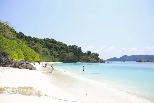 Heer Loughbolough Lsland Met Witte Zandstrand Sea Dragon Island Myanmar — Stockfoto