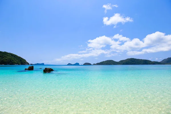 Κύριος Loughbolough Lsland Λευκή Αμμουδιά Στη Θάλασσα Dragon Island Μιανμάρ — Φωτογραφία Αρχείου