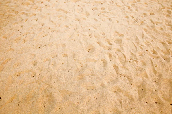 Närbild Havet Sandstrand För Textur Och Bakgrundテクスチャと背景のための海のビーチの砂のクローズ アップ — Stockfoto
