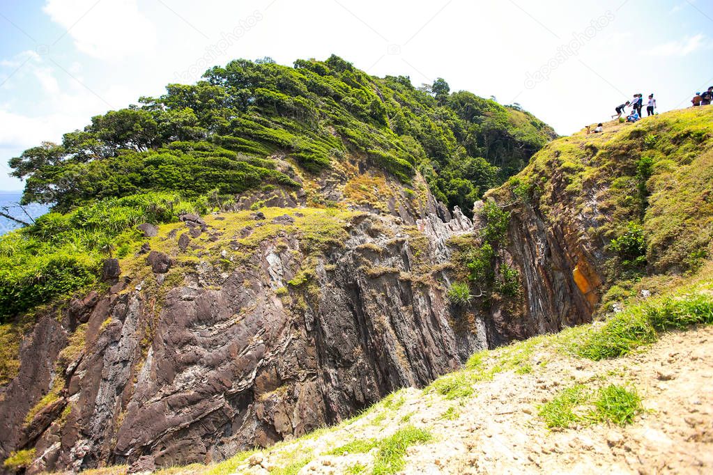 Un punto de vista de Shark Fin Bay, Lord Heaven Island, Lord