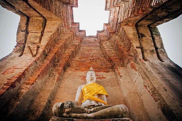 Wat Nakhon Luang Tample Prasat Nakhon Luang Ayutthaya Thailand — Stockfoto