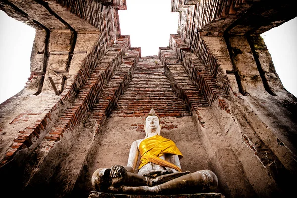 Wat Nakhon Luang Tample Prasat Nakhon Luang Ayutthaya Thailand — Stockfoto